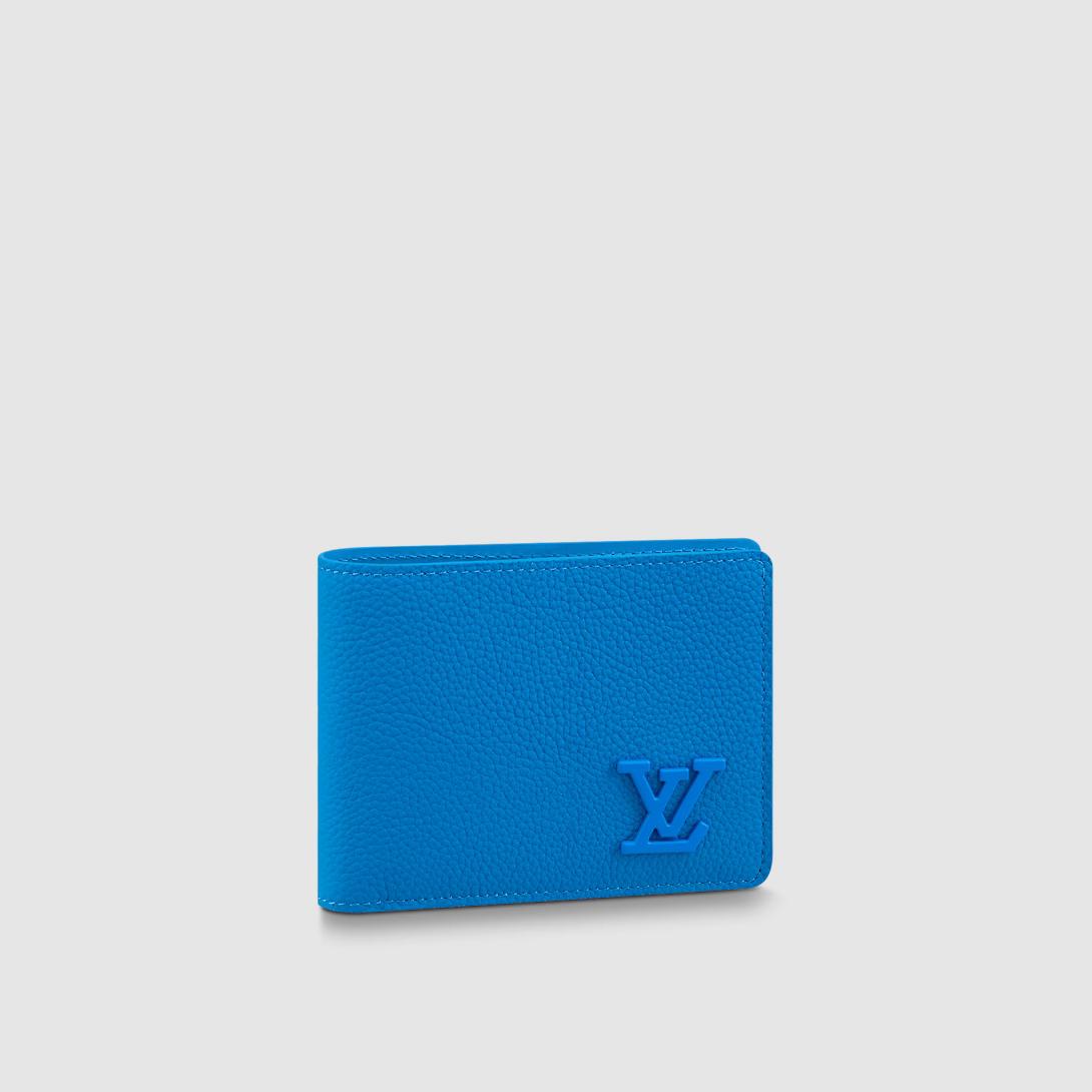 Ví Louis Vuitton Multiple Wallet Lv Aerogram Nam Xanh Da Trời